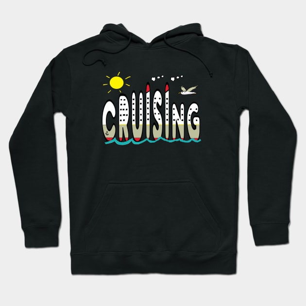 Cruising Hoodie by Mark Ewbie